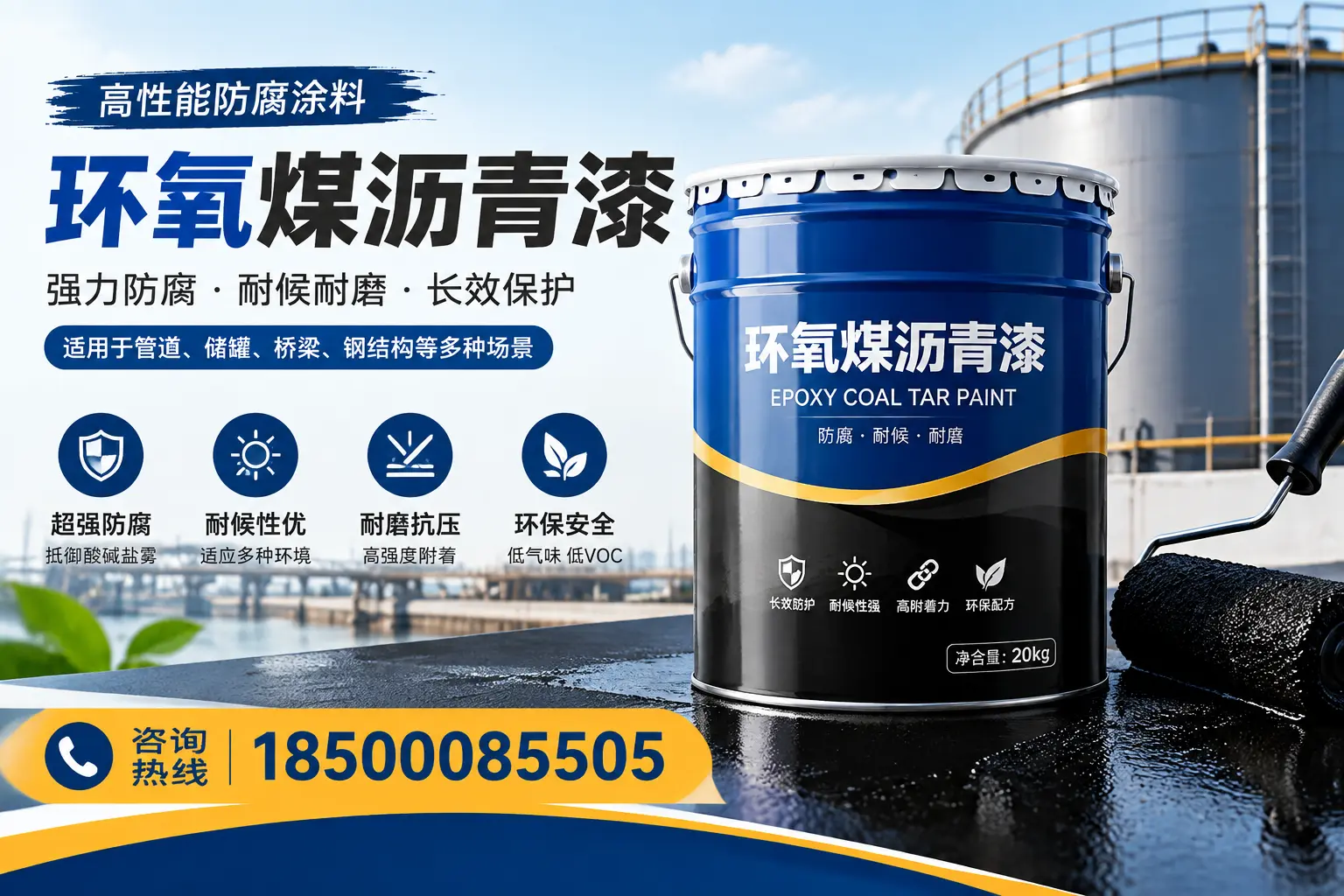 环氧煤沥青漆的施工步骤详解,金华装修必备知识